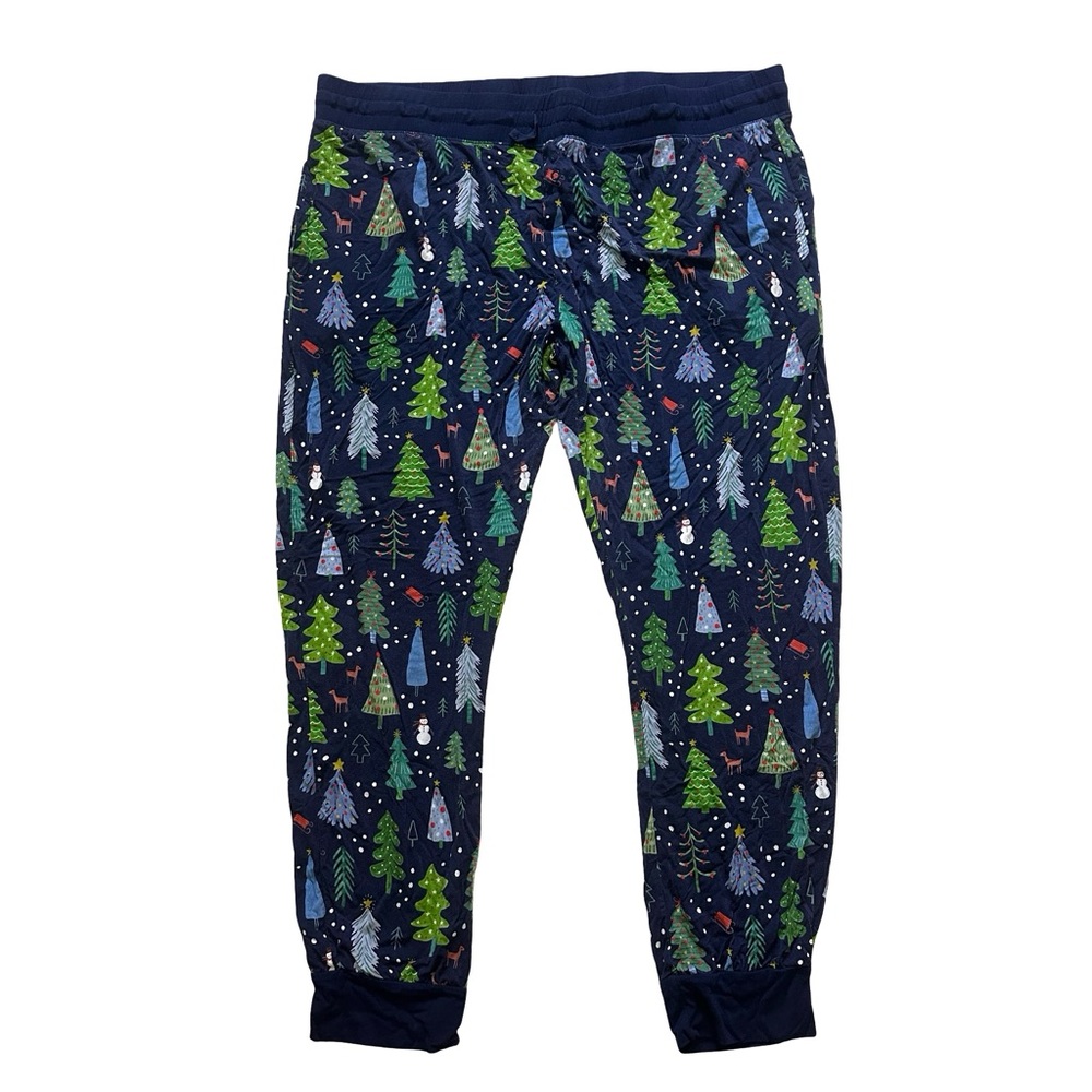 Little Sleepies Merry and Bright Christmas Tree Bamboo Pajama Set XL - Picture 6 of 9